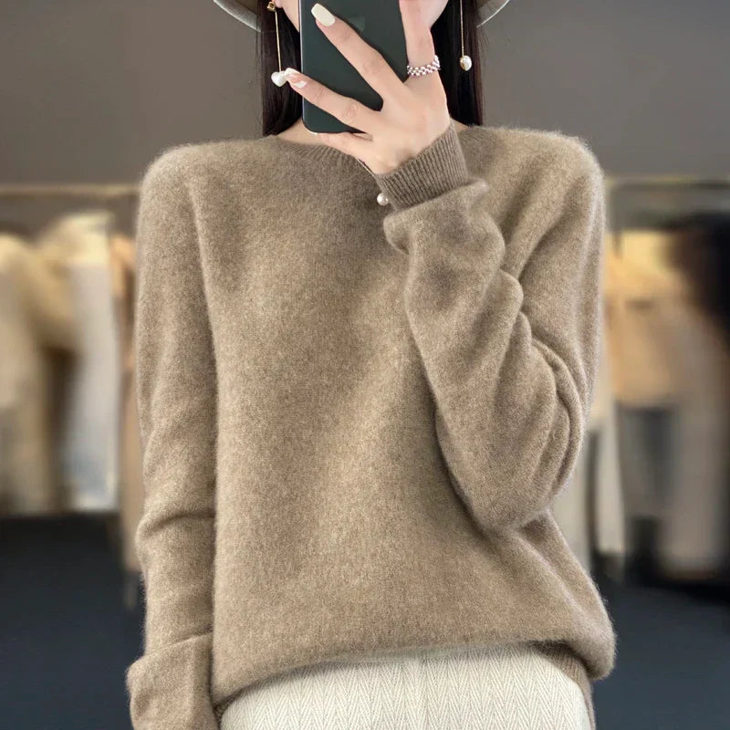Product Image for Fudus | Merinowolle Pullover Für Damen, Kamel / XL