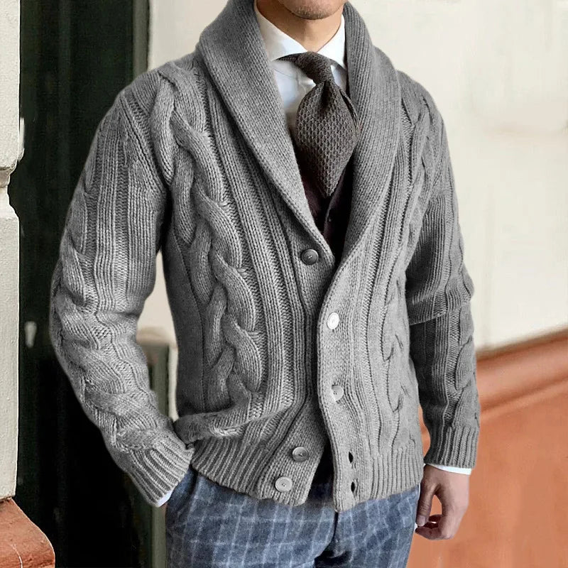 Product Image for Fudus | Trendige Warme Strickjacke Für Männer, Grau / M