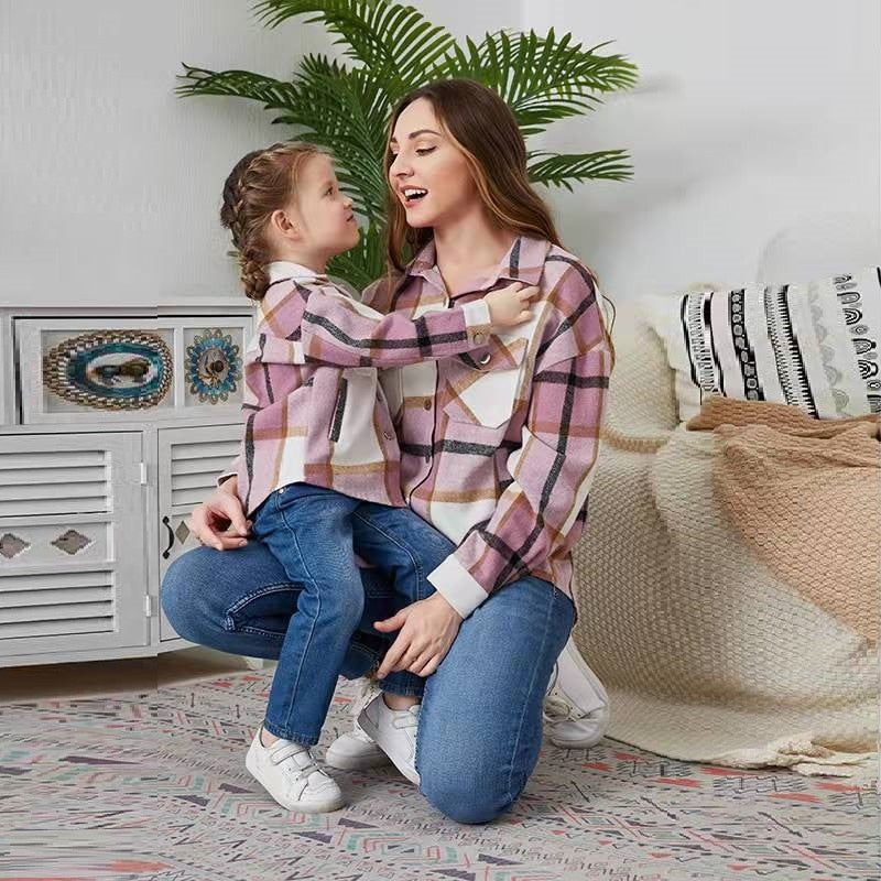 Product Image for Fudus | Mutter Tochter Passende Blusen, AY-pink / Tochter 3-4 Jahre