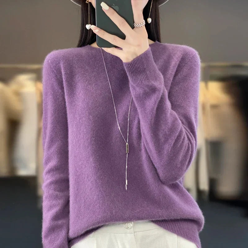 Product Image for Fudus | Merinowolle Pullover Für Damen, Violett / M