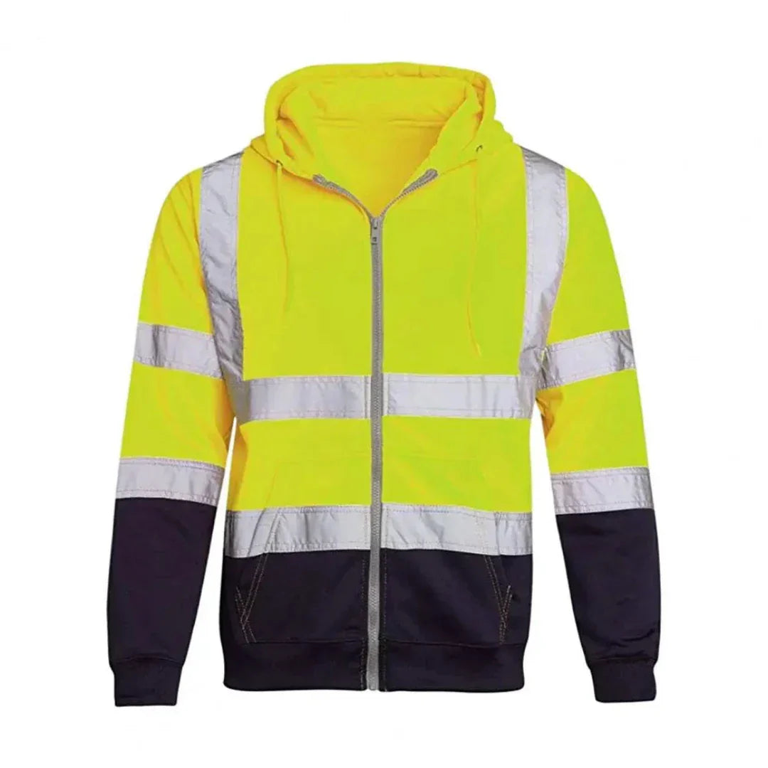 Product Image for Fudus | Herren Reflektierende Jacke | Arbeitskleidung, Fluoreszierendes Grün / L