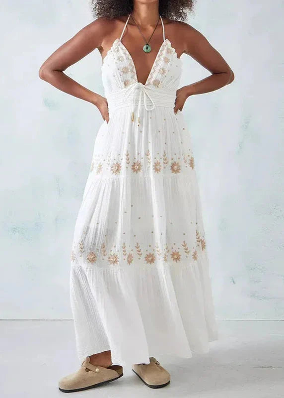 Product Image for Fudus | Langes Weißes Lockeres Kleid, L
