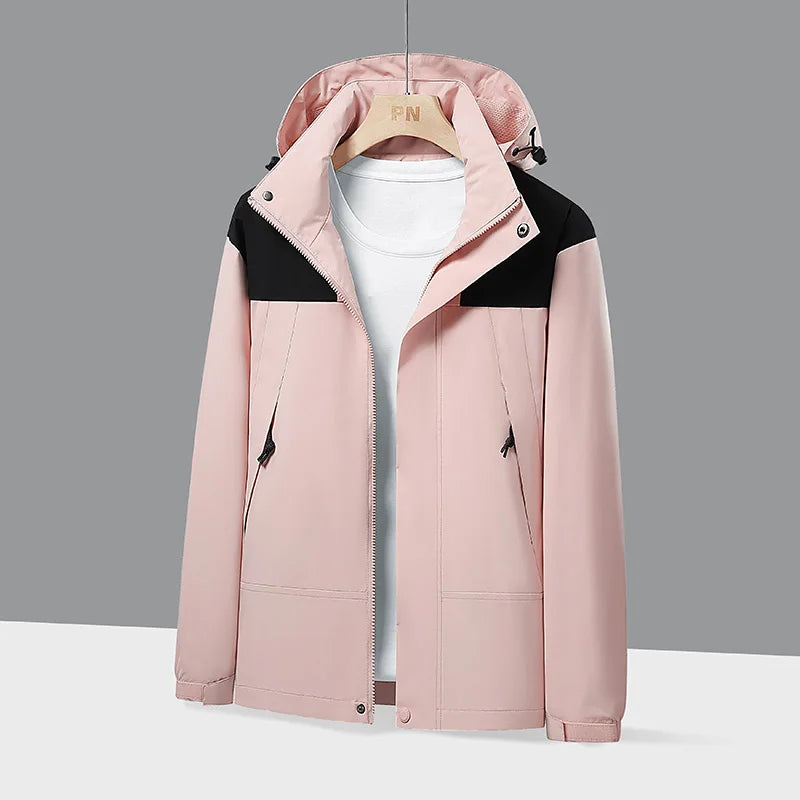 Product Image for Fudus | Leichte, wasserdichte Wanderjacke für Herren für Abenteuer im Freien, Rosa / M