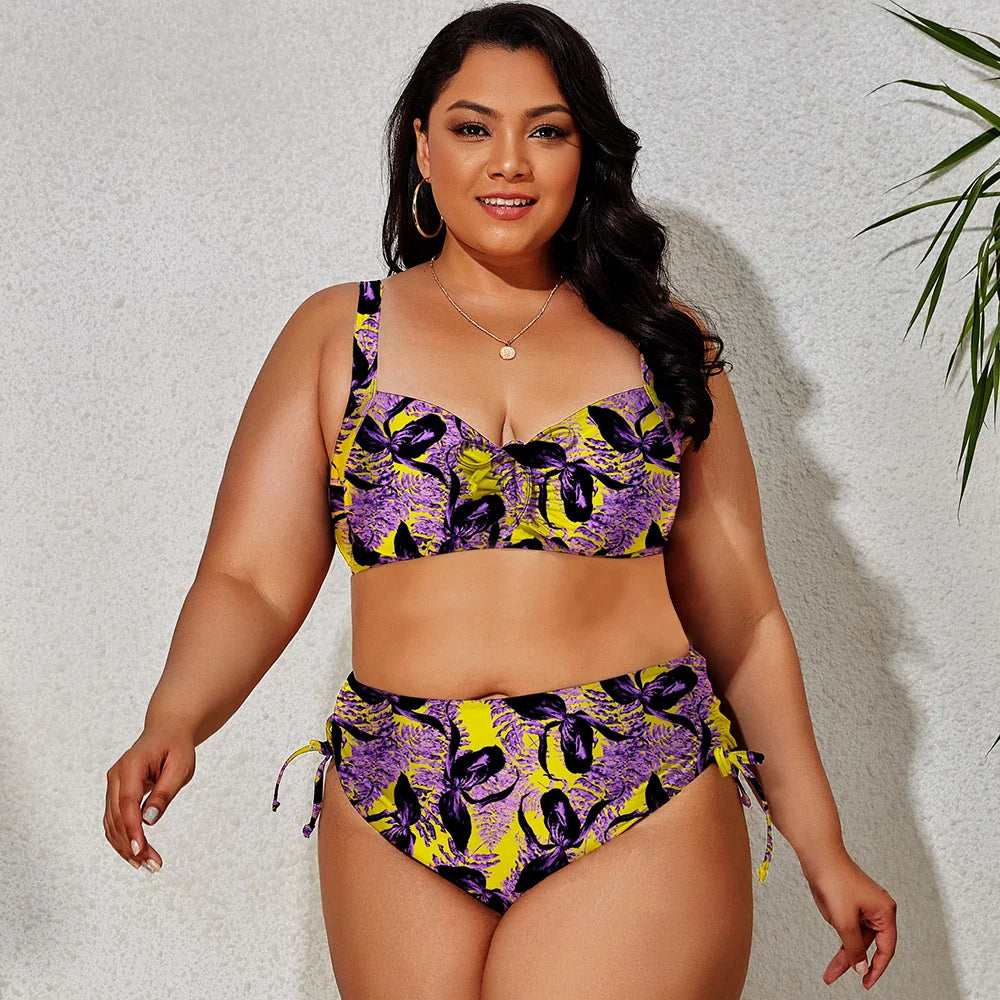 Product Image for Fudus | Bademode für Frauen Große Badeanzüge Zweiteiliges Set, SD-05126-8 / XXL