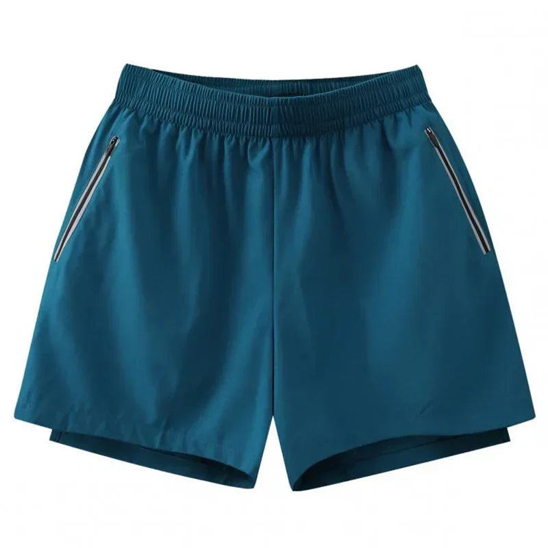 Product Image for Fudus | Herren Fitness Marathon Laufsport Shorts Mit Taschen, Seeblau / 2XL