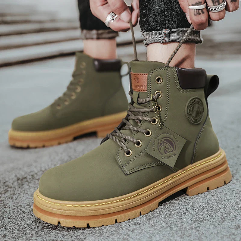 Product Image for Fudus | Herren Schnürstiefel Wasserdichte Schuhe, Grün / 42