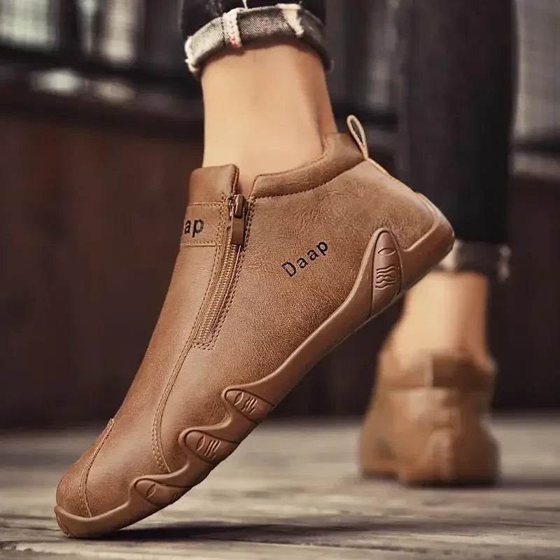 Product Image for Fudus | Hohe Top Runde Zehe Männer Klassische Schuhe, Hellbraun / 42