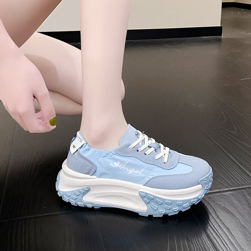 Product Image for Fudus | Orthopädischer Klassischer Komfort Sneaker Mit Plateausohle, Blau / 39