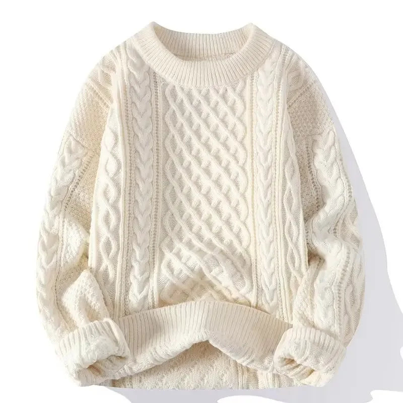 Product Image for Fudus | Gemütlicher Pulli Aus Strukturiertem Strick Für Männer, Aprikose / L