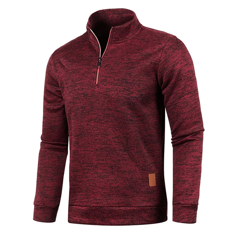 Product Image for Fudus BodyFit Halb-Zip Pullover - Max, Rot / XXL
