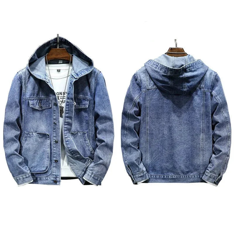 Product Image for Fudus | Klassische Jeansjacke Mit Taschen, Hellblau / 2XL