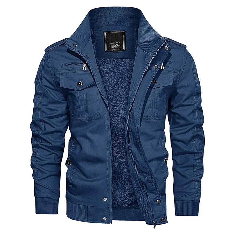 Product Image for Fudus | Winddichte Multi Pocket Jacke, Denim Blau / L