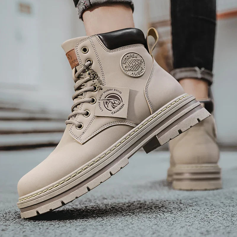 Product Image for Fudus | Herren Schnürstiefel Wasserdichte Schuhe, Grau / 41