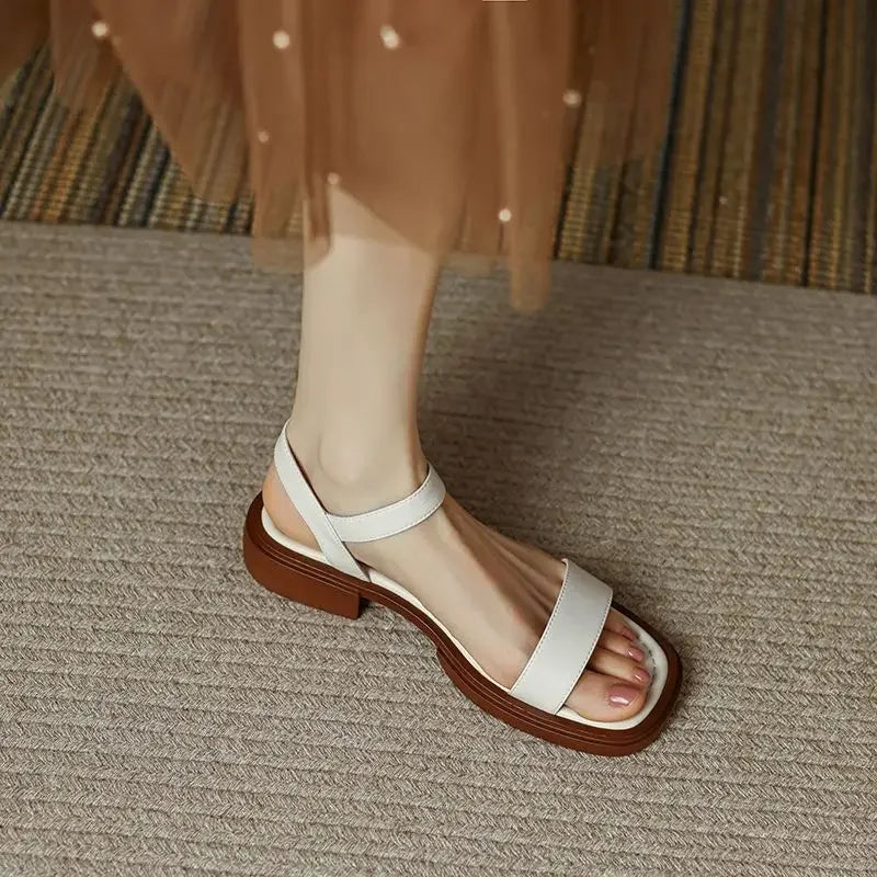 Product Image for Fudus | Niedrige Absatz Sandalen, Weiß / 37