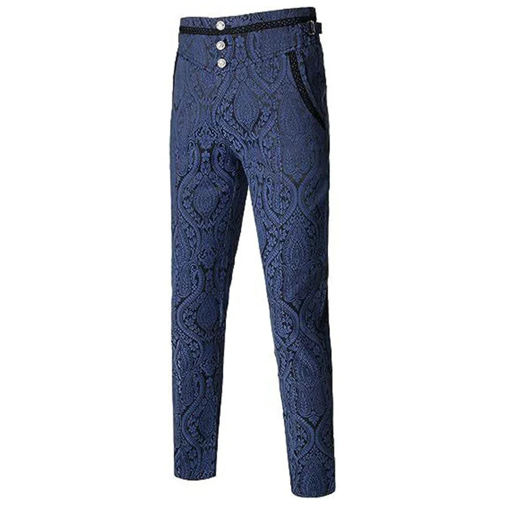 Product Image for Fudus | Herren Weinlese Gothic Hose, Blau / 2XL