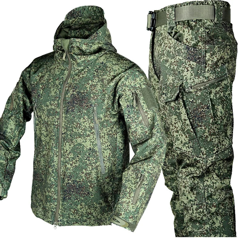 Product Image for Fudus | Herren Sharkskin Softshell Jacke, Russische Tarnung / M
