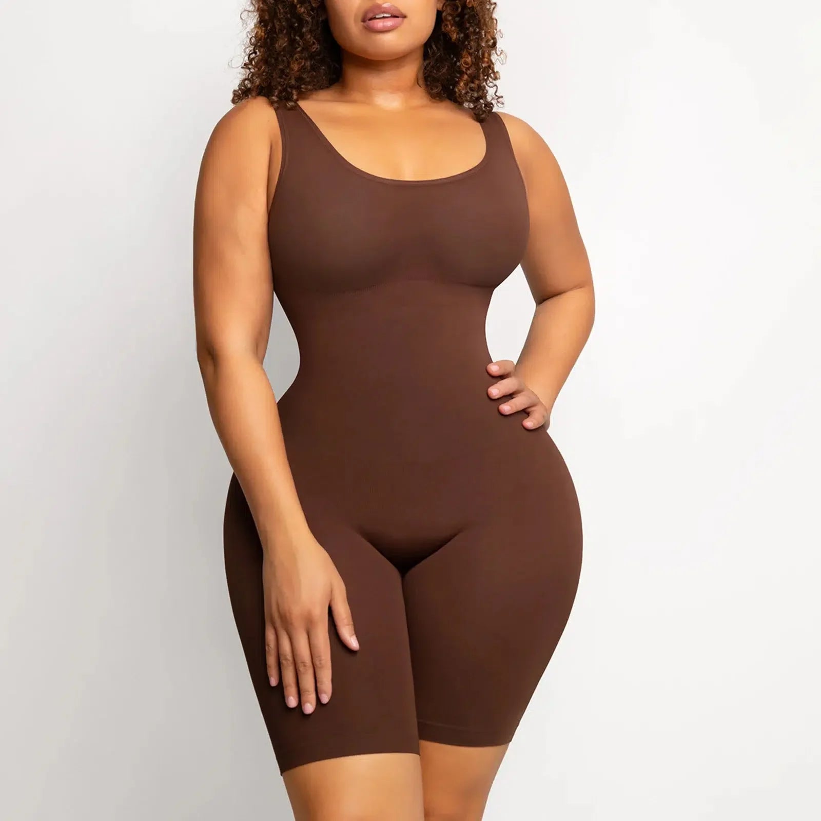 Product Image for Fudus | Body Shapewear Damen Taillentrainer Nahtloser Body Shaper, Braun / XL-XXL