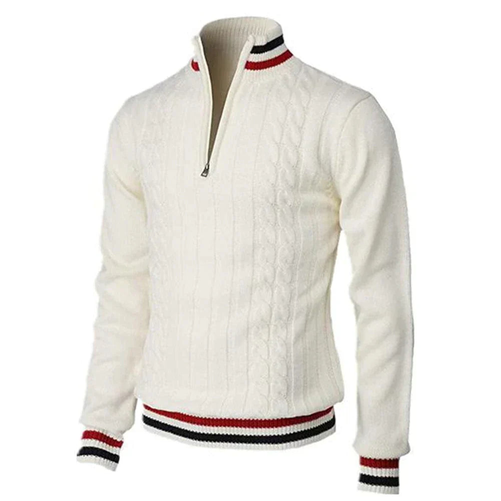 Product Image for Fudus | Zopfpullover Mit Reißverschluss, Weiß / L