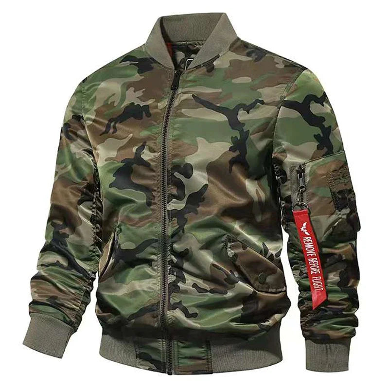 Product Image for Fudus | Sportliche, Trendige Varsity Jacke Für Herren, Camouflage / 3XL