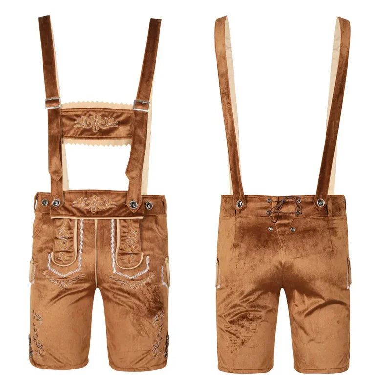 Product Image for Fudus | Lederhosen Oktoberfest Kostüm Für Männer, Beige / XXL