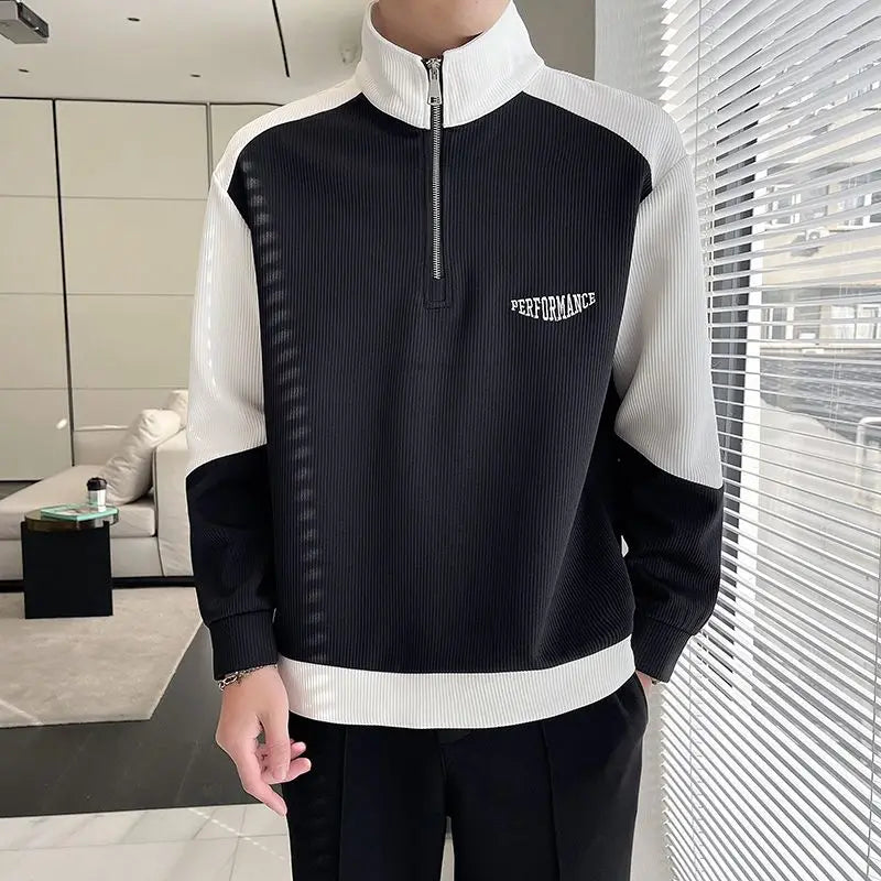 Product Image for Anthony - Winter Sweatshirt mit Stehkragen, Schwarz / 2XL