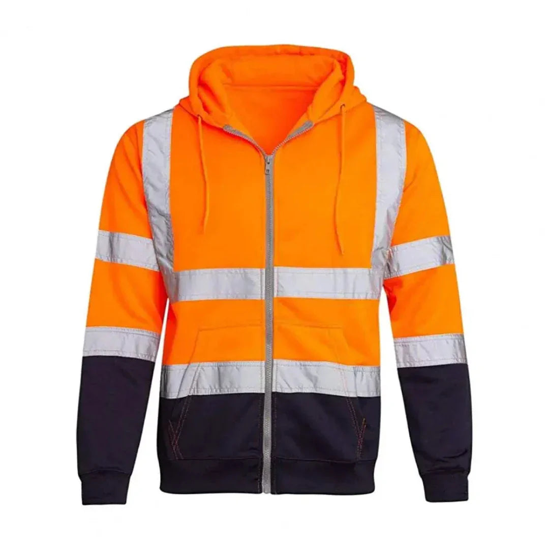 Product Image for Fudus | Herren Reflektierende Jacke | Arbeitskleidung, Orange / L