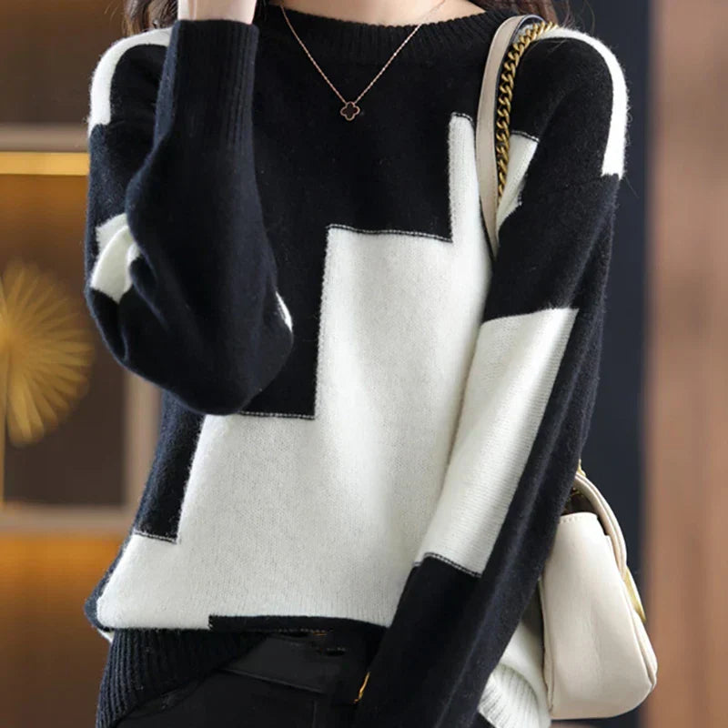 Product Image for Fudus | Langarm Damenpullover Mit Zeitlosem Komfort Für Frauen, Weiß / S