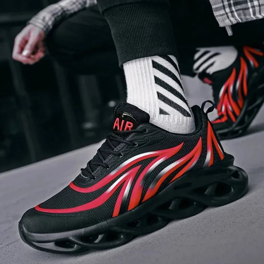Product Image for Albert - Mode Laufschuhe, Schwarz/Rot / 42
