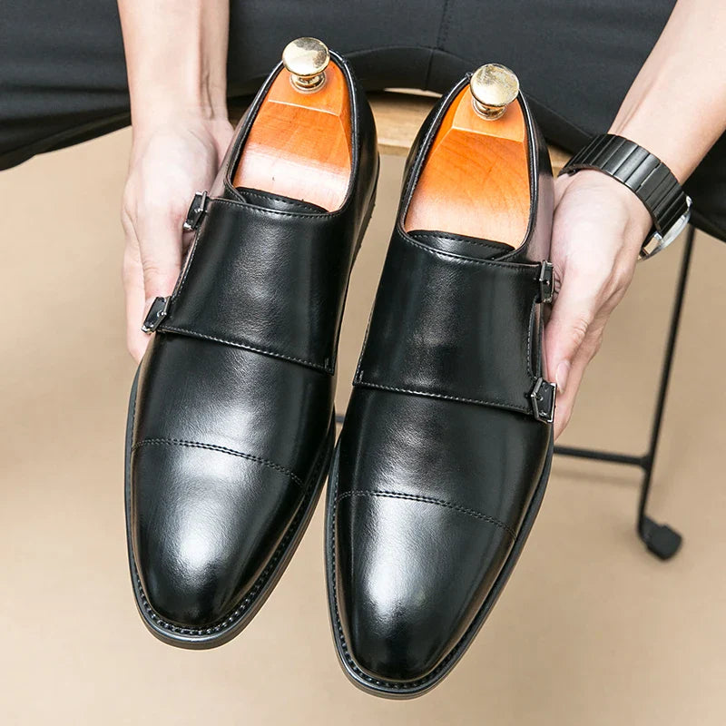 Product Image for Fudus | Herren Slip on Monk Schuhe, Schwarz / 45