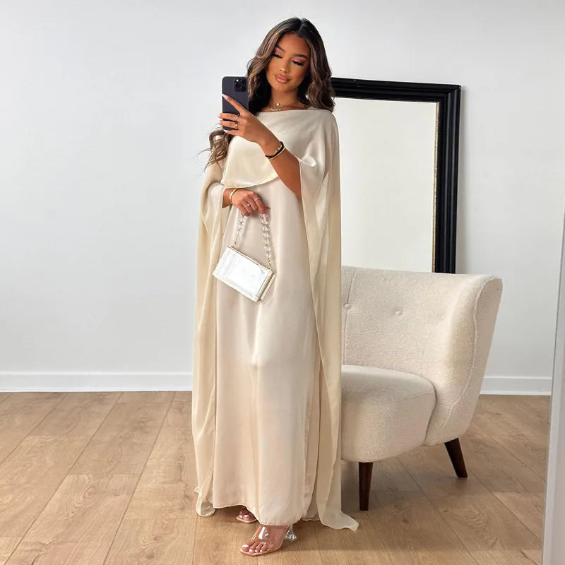 Product Image for Fudus - Lange Satin-Kleider für Damen, Weiß / S
