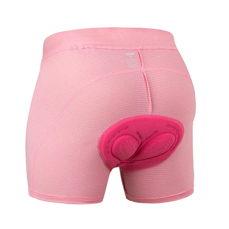 Product Image for Fudus | Damen 3d Gepolsterte Radlerhose, Flache Ecke Rosa / XL