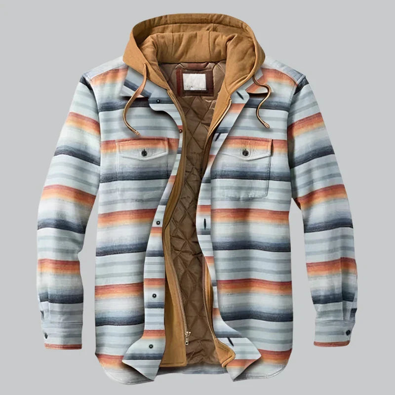 Product Image for Fudus | Holzfällerjacke Mit Kapuze Für Männer, Blau / XL