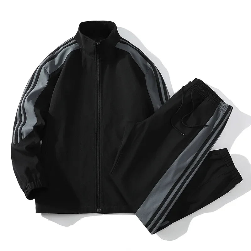 Product Image for Fudus | Lässiges Trainingspaket Zweiteiliges Satz Für Herren, Schwarz / XL