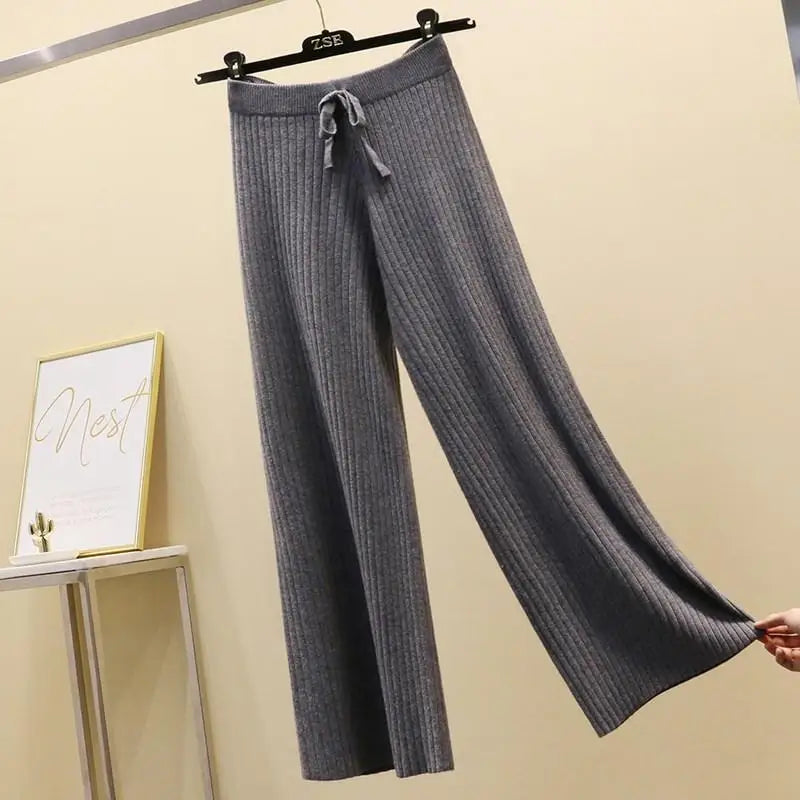 Product Image for Fudus | Strick Loungehosen Entspannten Komfort Weiches Material, Grau / L