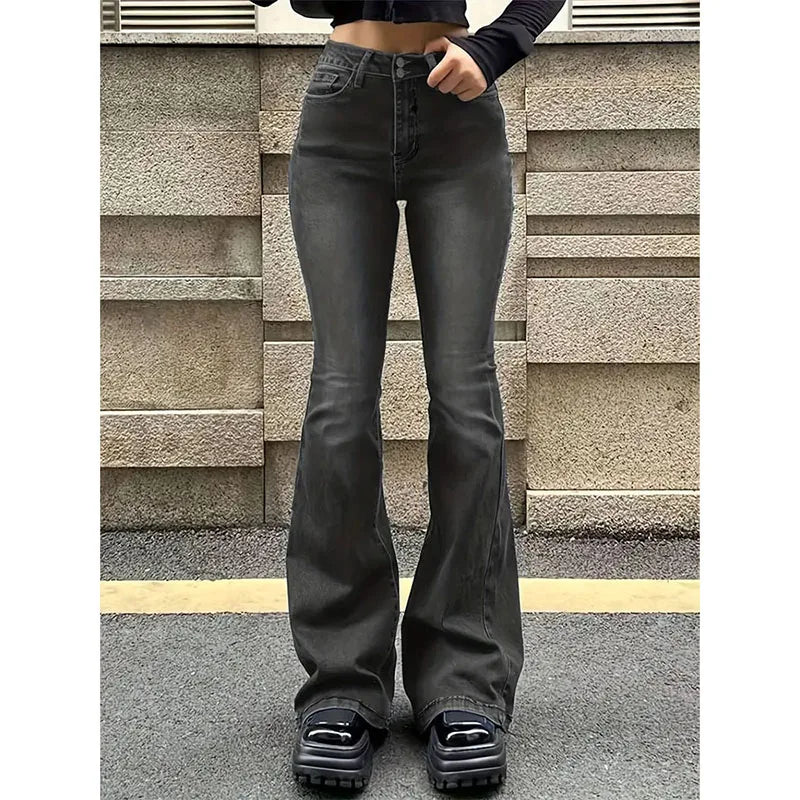 Product Image for Fudus | Klassische Streetwear Jeans Damen, Grau / XS