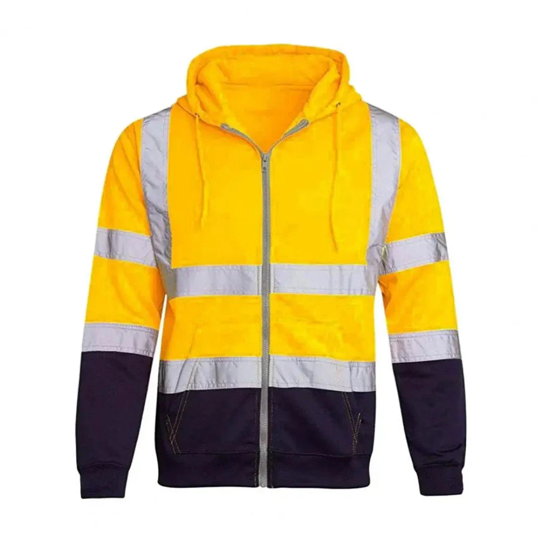 Product Image for Fudus | Herren Reflektierende Jacke | Arbeitskleidung, Gelb / L