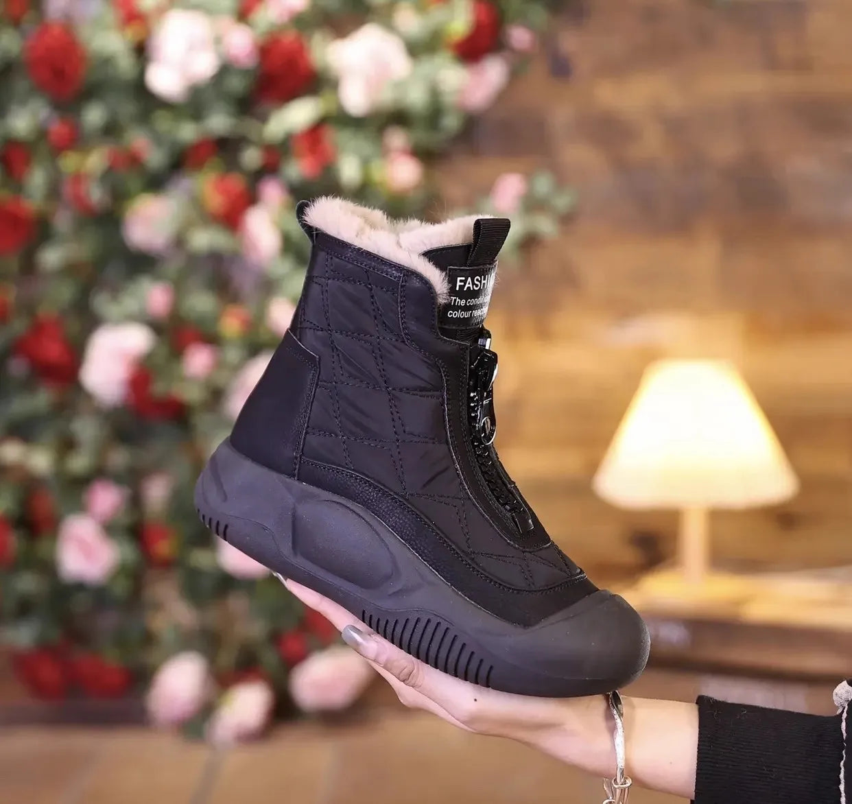 Product Image for Fudus | Warme Plateau-Schuhe für Damen, Schwarz / 37