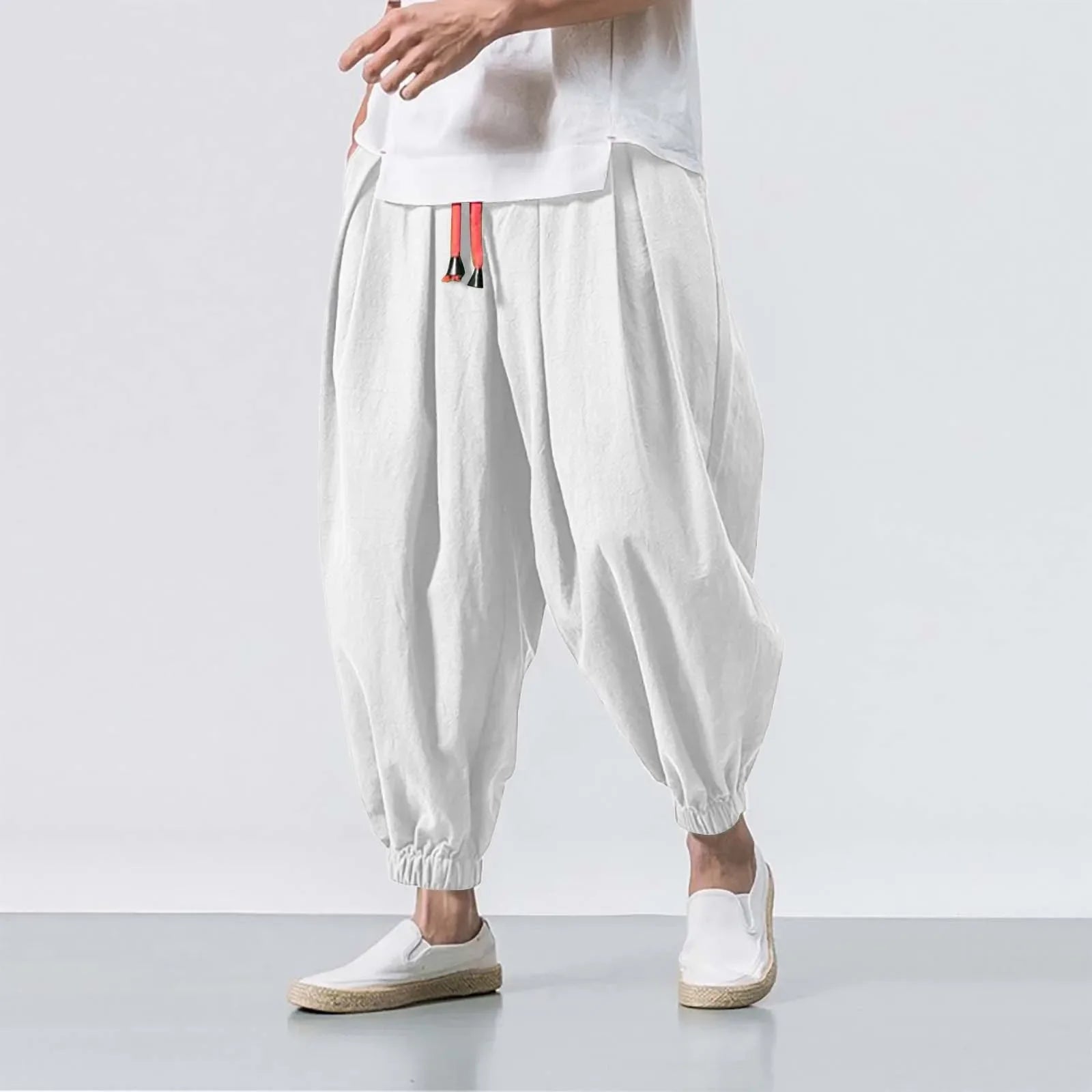 Product Image for Fudus | Oversize Leinen Hose, Weiß / L