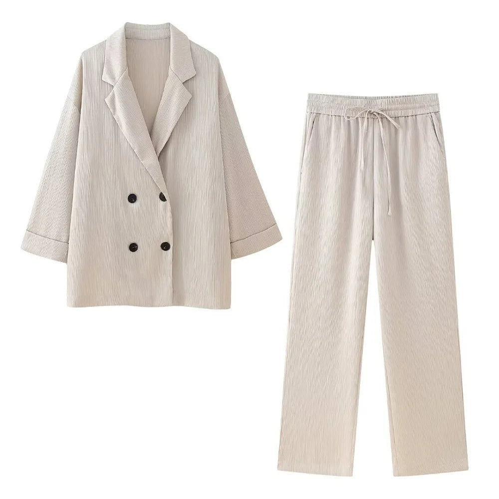 Product Image for Fudus | Eleganter Satin Hosenanzug, Weiß / S