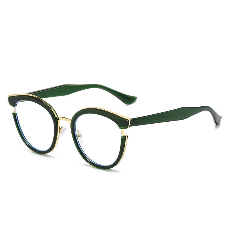 Product Image for Fudus | Damen Luxus Lesebrille Im Cateye Design, Grün / +300