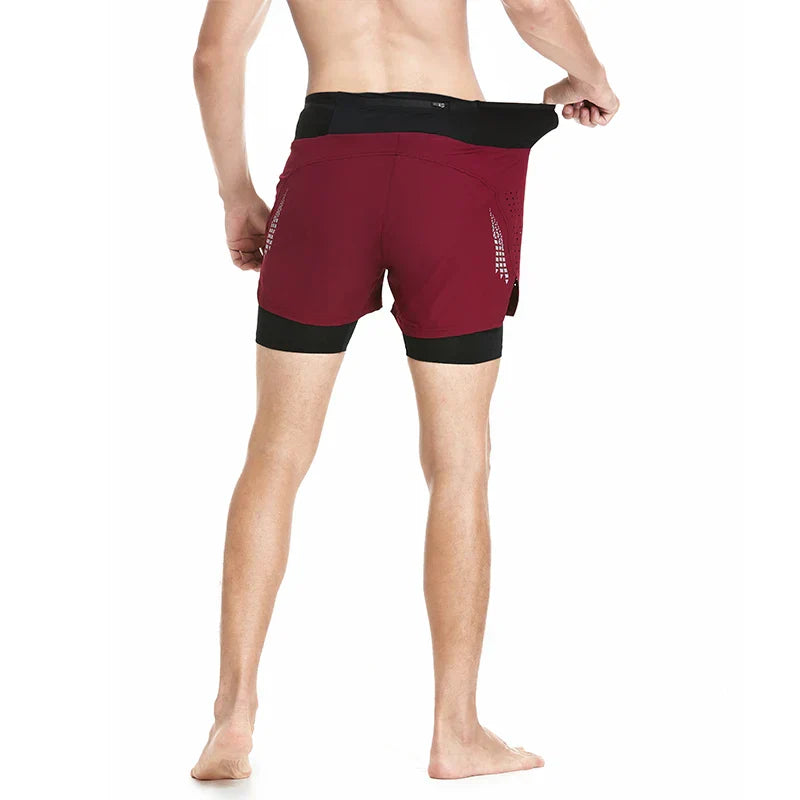 Product Image for Fudus | Sportliche Shorts Mit Umlaufenden Taschen Für Herren Gernon, Rot / S