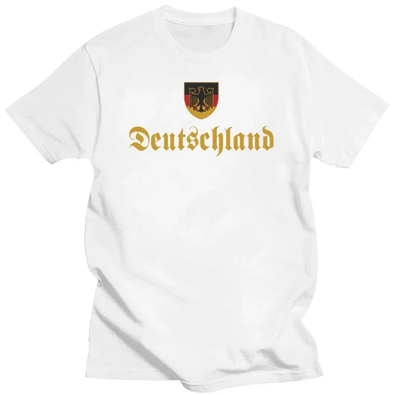 Product Image for Fudus | Bedrucktes Deutschland EM 2024 Fußballtrikot aus für Herren, Weiß / M