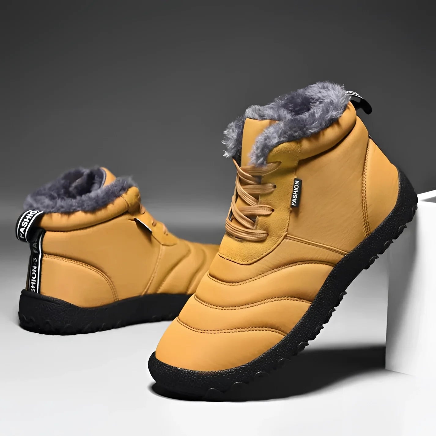 Product Image for Fudus wasserdichte Winterstiefel - rutschfeste modische Outdoor-Schuhe, Gelb / 39