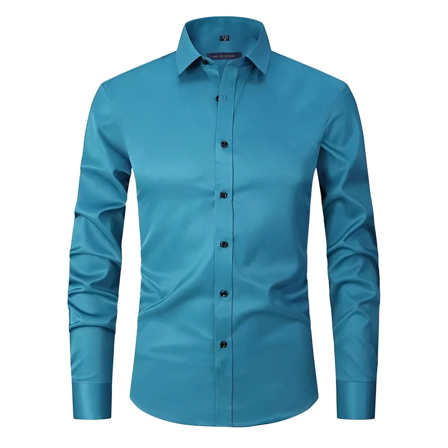 Product Image for Fudus Fit Weißes Herren Hemd - Langarm, Business, Elegant, Hellgrün / 2XL