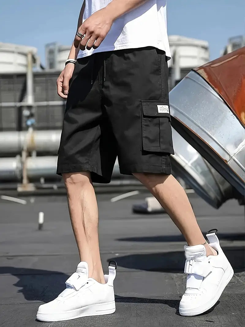 Product Image for Armand - Herren Cargo-Shorts mit mehreren Taschen, Schwarz / XL
