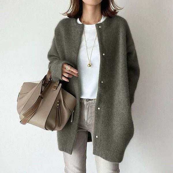 Product Image for Fudus | Jacke aus Merinowolle, Dunkeloliv / XL