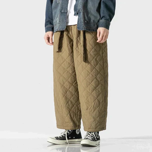 Product Image for Fudus | Gesteppte, Schwere Thermo Jogginghose, Khaki / 3XL