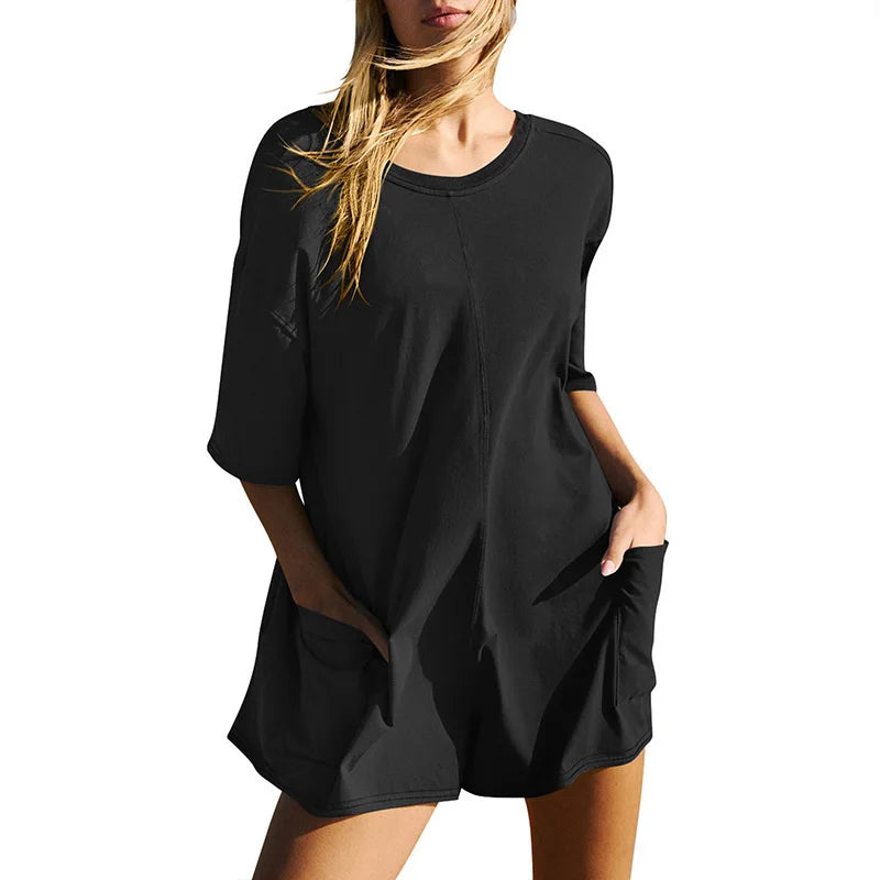 Product Image for Fudus - Blauer Easy-Chic Jumpsuit, Schwarz / XL