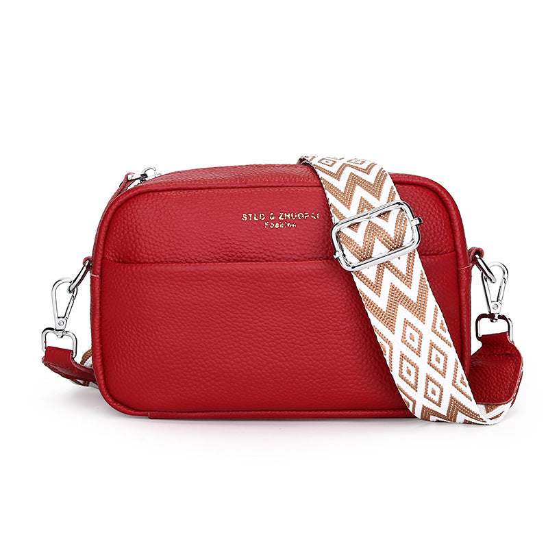 Product Image for Fudus | Schlichte Schultertasche Aus Veganem Leder Im Kleinen Quadratischen Design, Rot