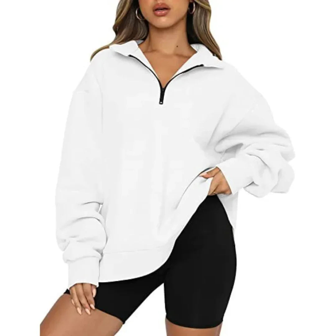 Product Image for Fudus | Damen Winter Sweatshirt | Warme, Weiß / 2XL